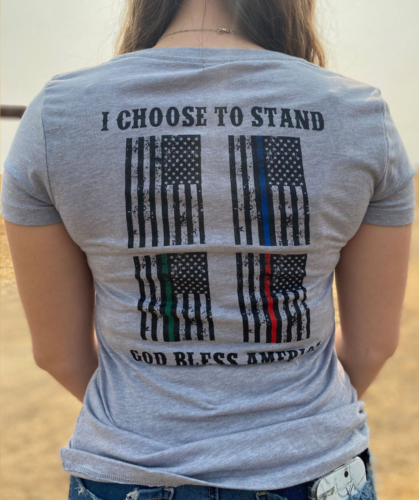 Women's "I choose to stand" t-shirt