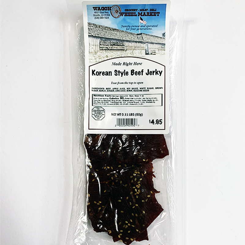 Korean Style Beef Jerky