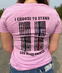 Women's "I choose to stand" t-shirt